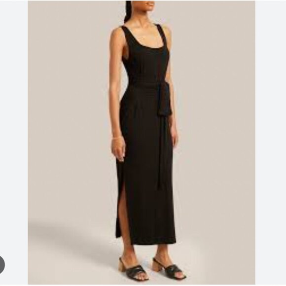 Modern Citizen Kelis Tie-Waist Maxi Dress - Black - Picture 2 of 10